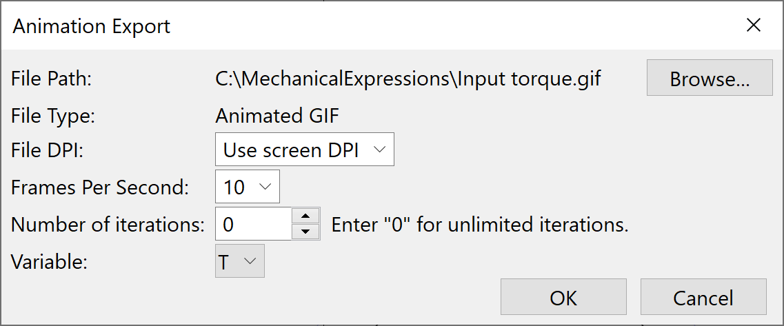 export animation